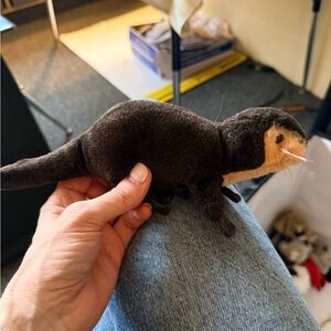 Folkmanis finger puppet Brown Plush Otter Toy